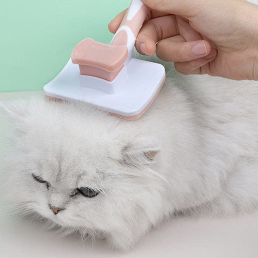 one click grooming cat brush