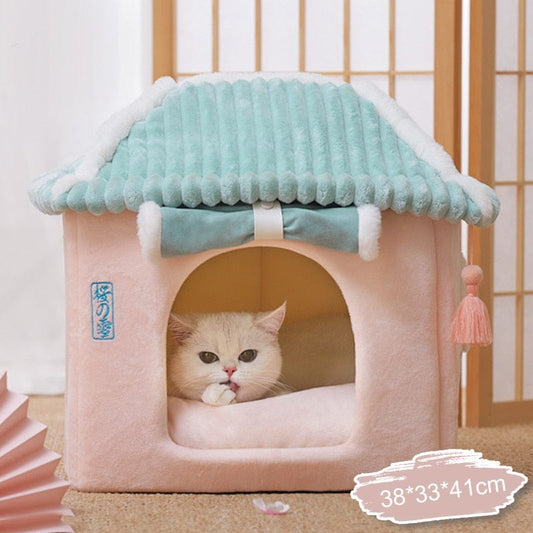 Maison d'hiver confortable - modèle Sakura