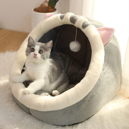 Panier pour chat doux et confortable