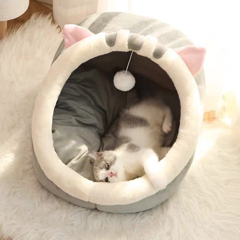 Panier pour chat doux et confortable