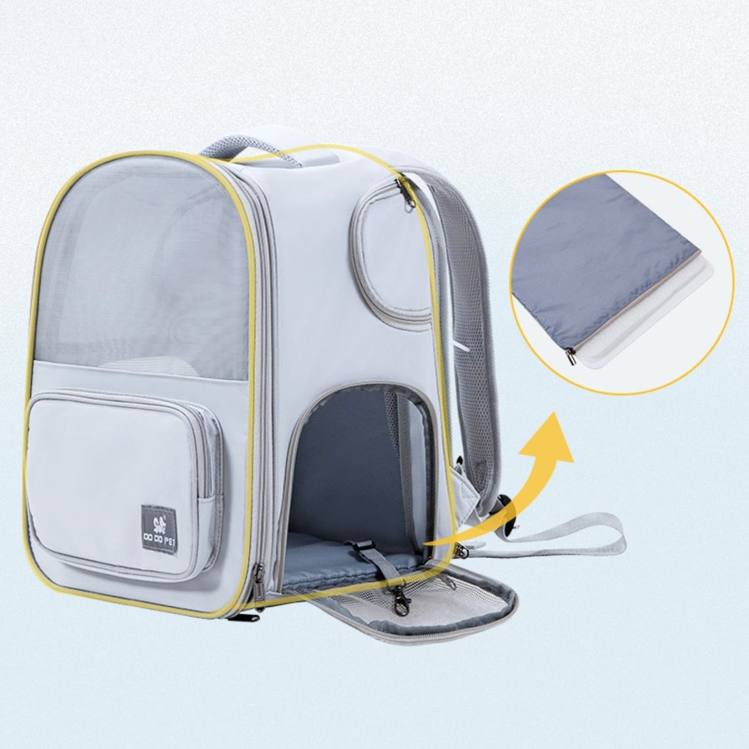 Sac dos de Transport pour chat extensible SensSwing